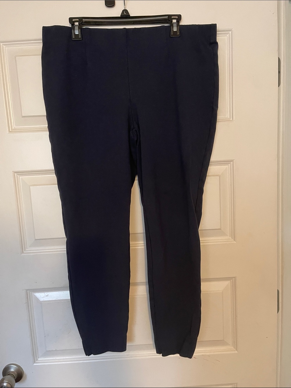 Basic Editions Navy Pull-On Skinny Pants